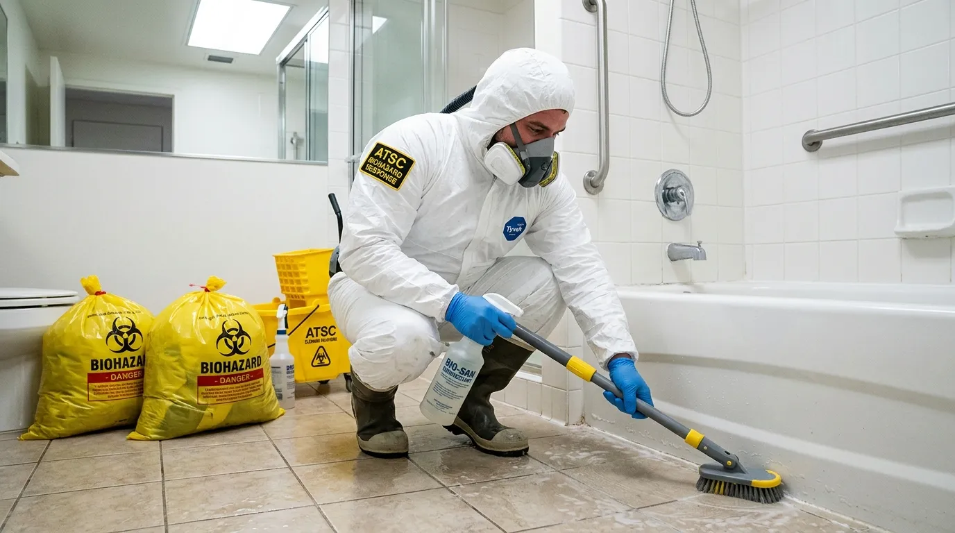 Decontamination equipment deployed for Blood Cleanup in Williston Park